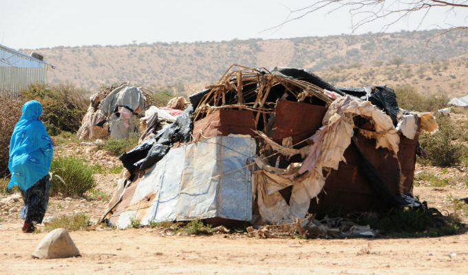 Drought driven by the El Niño in 2015-2016 in Somalia ruined cropland and drove people from their homes. Photo: UNFPA